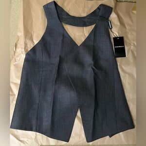 NWT Emporio Armani Women’s backless halter vest!